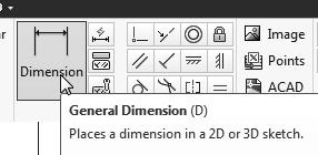 3-10 Autodesk Inventor and Engineering Graphics A rectangular block will be first created as the base feature of the Locator design. 6.
