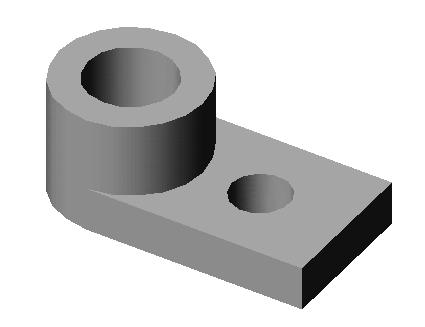 3-26 Autodesk Inventor and Engineering Graphics 4. Pick the right-edge of the top face of the base feature as shown.