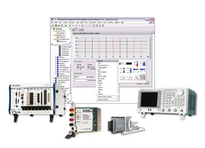 instruments Log data from more than 250 data acquisition devices Perform basic signal processing, analysis, and file I/O Scale your application with automatic LabVIEW code generation Create custom