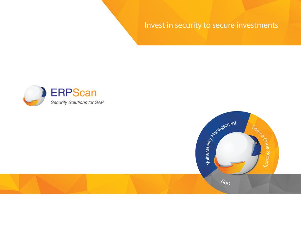 Invest in security to secure investments EAS- SEC: Framework for