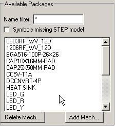 Mapping Mechanical STEP Models Viewing STEP models in the PCB Editor 3D Viewer provides a more accurate representation of on-board symbols.