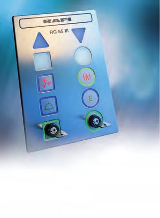 RG 85 III short-stroke system General data Vandal-proof input system, ideally suited for elevator controls, info terminals, vending machines, etc.
