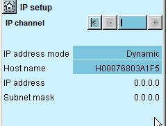 ) Addresses In principle there are three types of addresses: IP addresses Both the system manager and the AK-PI 300 must have an IP address set.