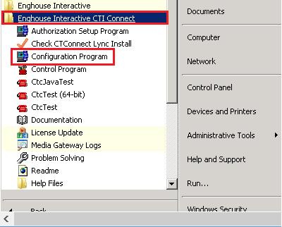 7. Configure CTI Connect server This section shows how to configure CTI Connect server to successfully connect to Session Manager in order to make and receive calls to telephone sets on Communication