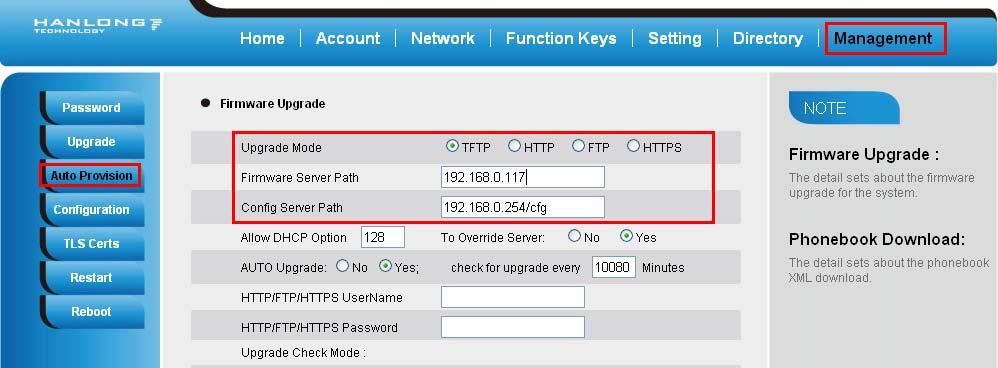 Upgrade TFTP process may take as long as 1 to 2 minutes over the Internet or just 20+ seconds if it is performed on a LAN.