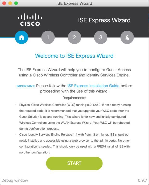Figure 9 Part 2 Flow Configure WLC & ISE for Guest Services Note: After you have run through the ISE Express Wizard, the sections of this guide, starting with Configuring the WLC for ISE Web