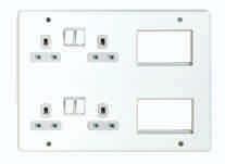 (refer to BS7671 IEE Wiring Regulations). Also available in Decorative and Flatplate ranges.