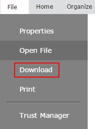 6 Save PDFs After modifying your PDF, you can save the changes to the original PDF by clicking File > Download which will download the