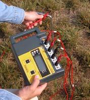 11 The grounding system can be tested with a three-pole earth resistance tester, or a ground resistance clamp meter.