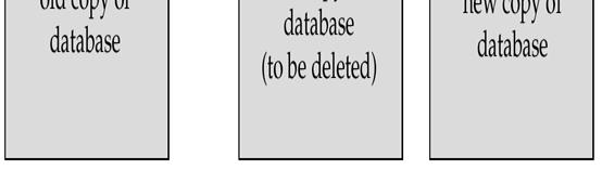 single transaction requires copying the entire database.