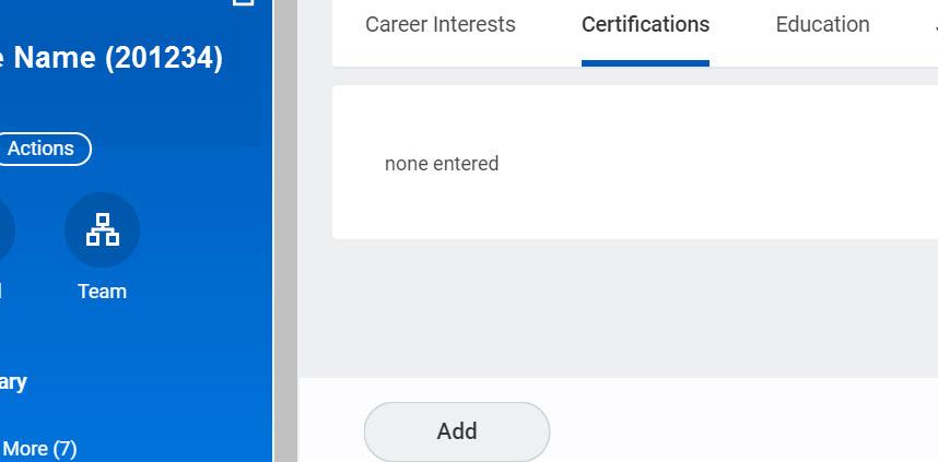 If you do not see your certification, click the If You Cannot Find the Certification, Check Here checkbox.
