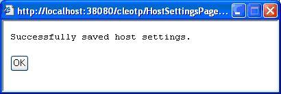 The Host Settings TN dialog screen is displayed next. For the Host Address field, enter the IP address of the host mainframe.