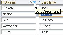 See section Generating Content in a Popup Window for more information With the Display in Table Layout? property, you can determine which items will be generated in the table.