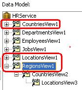 the Regions form page. 4. Run the New Service Definition wizard based on the above application module data model.
