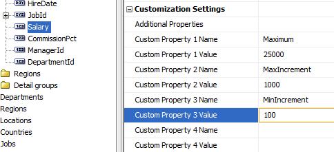 To get the value of a custom property in your custom template, there are three expressions you can use, for example for group 