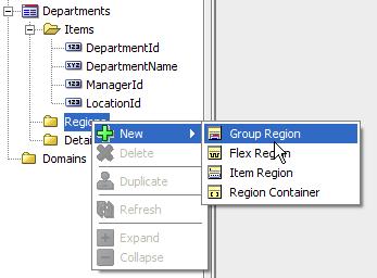 In the example below we want to re-use the Employees group in our application, so make sure the group usage is set correctly.