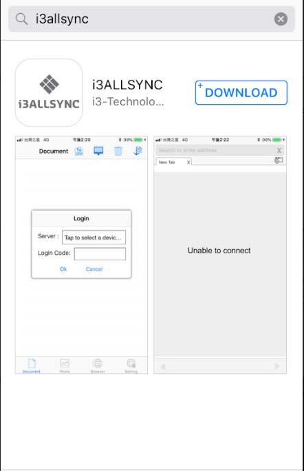 Connect to the same network with the I3ALLSYNC Doc