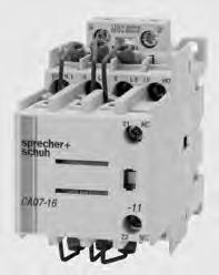 poles. This simplifies power wiring of interconnected contactors in reversing, reduced voltage and twospeed applications.