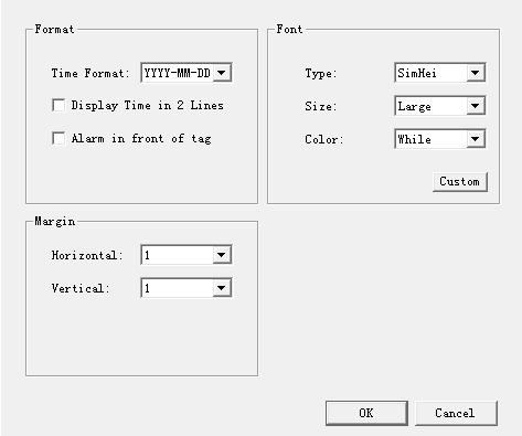 3) Edit positions: drag the items in the window with mouse to change their positions.