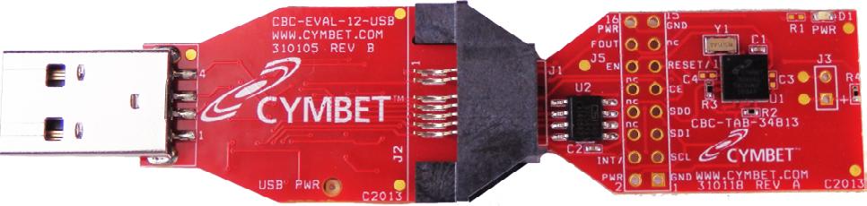 The kit demonstrates just how compact an RTC with integrated backup power can be using the low profile surface mount device from Cymbet. The combined solution occupies only 0.25 cm 2 of board space.
