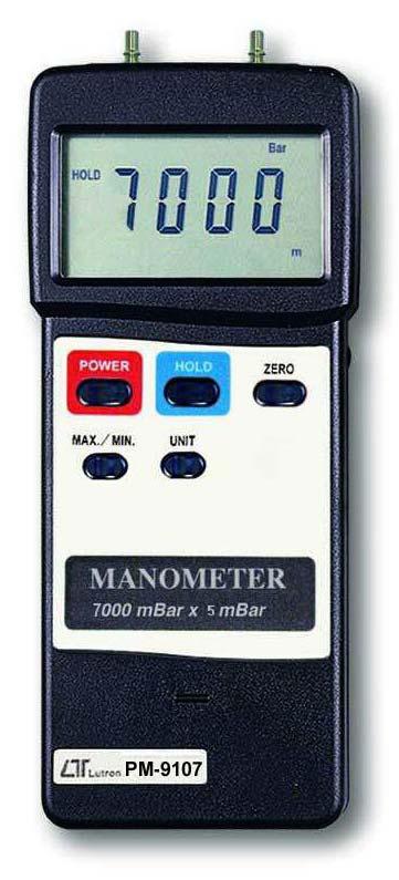 Although this MANOMETER is a complex and delicate instrument, its durable structure will allow many years