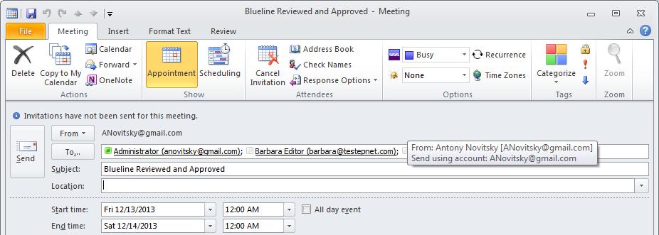 Tracking On the Meeting tab click Tracking.