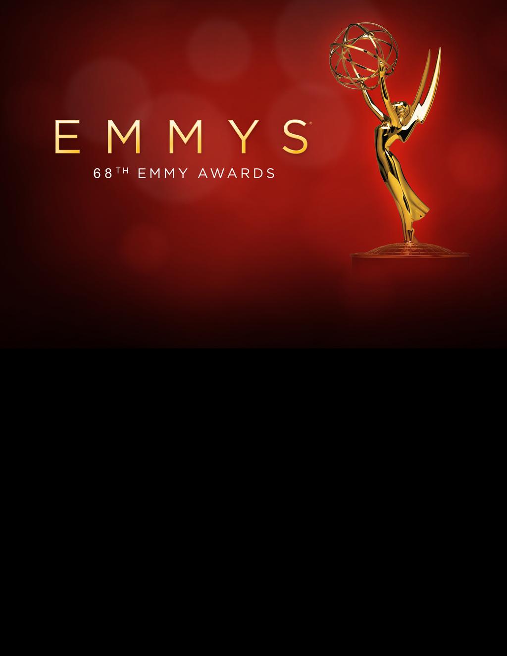 THE PRIMETIME EMMY AWARD GOES TO: AD SUPPORTED CABLE On September 18, television will air its own awards show: the 68th Emmys.