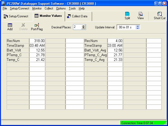 CR3000 Overview OV4.4.6 Collect Data Click on the Collect Data tab.
