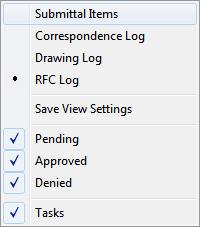 Entering Requests for Change To enter a request for change: Select File from the menu bar at the top of the RFC Log screen and click Enter/Edit a RFC.