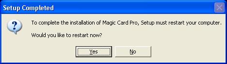 Custom Installation allows users to setup the preferred options during the installation. Recommended for advanced users. Please refer to Chapter 2. Magic Card settings. 1.