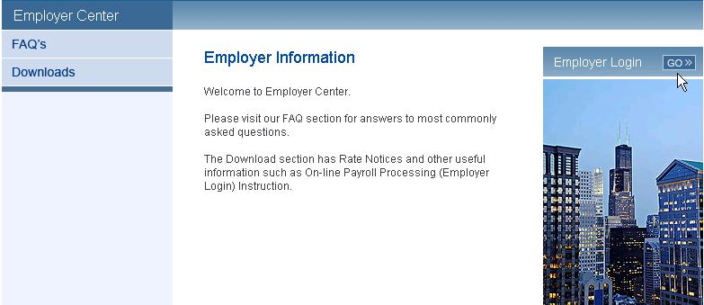 NOTE: Your Username is your seven (7) digit EIT Employer Account Number this usually starts with 000 or 00.