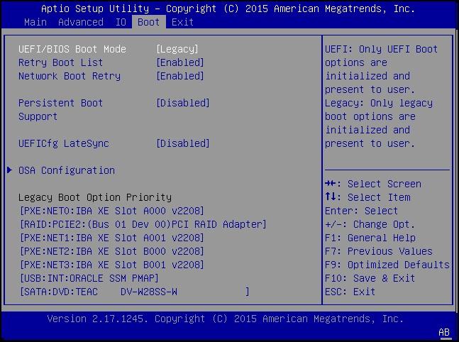 Install Oracle Linux 7.1 OS Manually Using Local or Remote Media a.