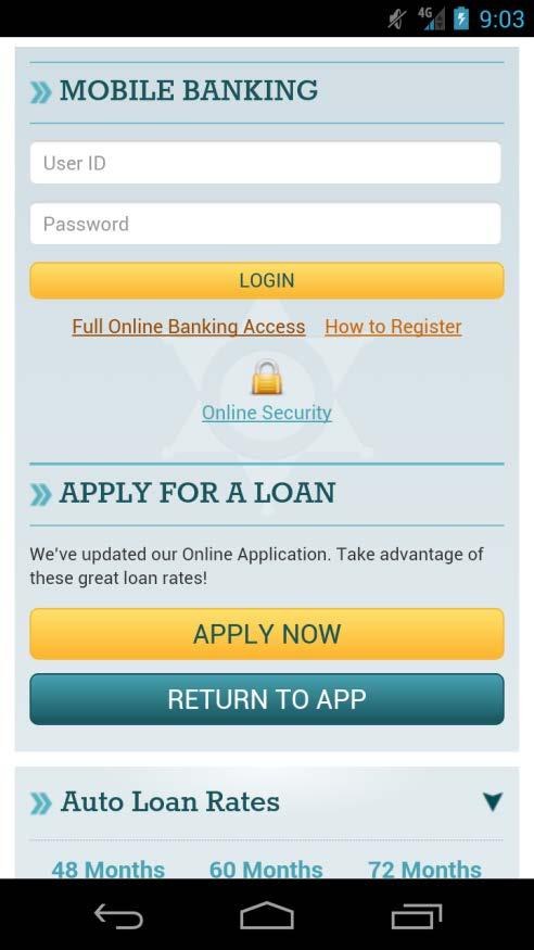 8 P OPA Federal Credit Union WAP Mobile Web App If you don t have a smartphone with