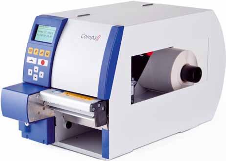 » COMPA II SERIES» Modular structure for high versatility Large label rolls up to a diameter of 200 mm Print speed up to 200 mm/s Simplest operating and maintenance ability Large graphic