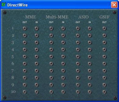 8. Using Direct Wire By clicking this menu on WT192M console, DirectWire window will be appeared.