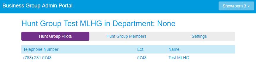 4.1 Move MLHGs between Departments To move MLHGs between Departments: From the Hunt Groups (MLHGs) screen, select one or more MLHGs by checking the box next to each individual MLHG in the list Move