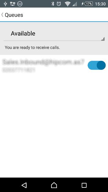 Call Centre Agent Login For users that are assigned as an agent of a Call Centre and have the ACD option enabled for their Smart Phone device, the Call Centre login feature includes the following