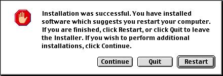The software is installed and then the Installation Complete message appears. Double-click the CD-ROM icon, and open the [MacOS9] folder. The [Caplio Installer] icon appears.