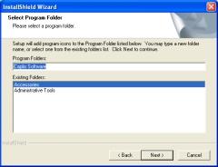 Thereafter, if you continue the operation by following the messages, the [Finish] screen of the [InstallShield Wizard] will appear.