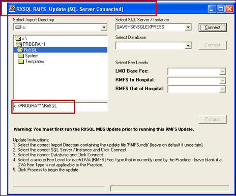 15. From the Select SQL Server / Instance dropdown list, select the correct SQL Server instance.