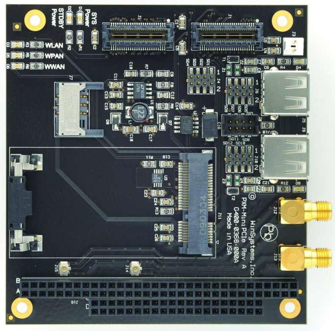 WinSystems PXM-MiniPCIe SUMIT-ISM Module with MiniPCIe and USB PRODUCT MANUAL