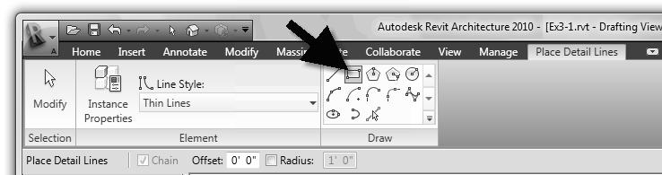 Overview of Linework and Modify Tools Drawing Shapes: Revit provides several tools to draw common shapes like squares, rectangles, circles & ellipses.
