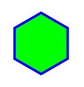EXAMPLE ELEMENTS - POLYGON <POLYGON FILL="LIME" STROKE="BLUE"