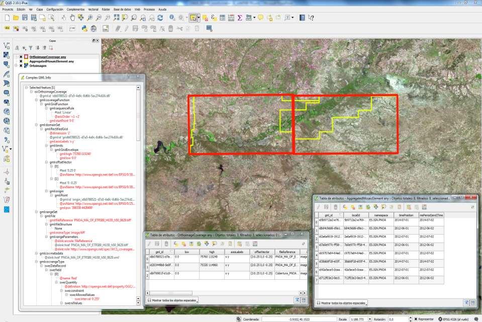 GML result Orthoimagery How to see GML labels in QGIS: (Jürgen Weichand) https://themes.jrc.ec.