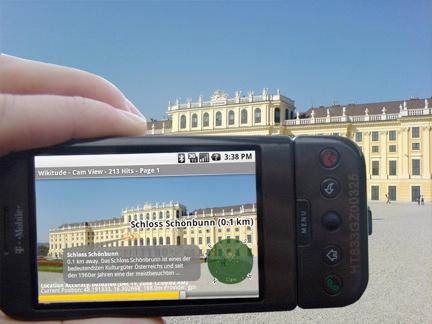 Augmented Reality on a Mobile 2008: First Smartphones allow Cam-Access for 3 rd Parties Sensor Data (GPS, Accelerometer, Compass, Gyroscope)