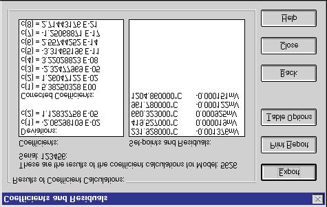 3 Coefficients menu Coefficients and residuals If the third line does not exist, this software does not compensate the voltage readings. Example: ASCII text file for Thermocouple coefficients. 100.