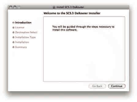 Macintosh computer. 5.3.1 Installing DaRouter 1. Double click the DaRouter compressed file.