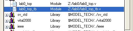 If you forget to uncheck this, ModelSim will make your design run faster by collapsing