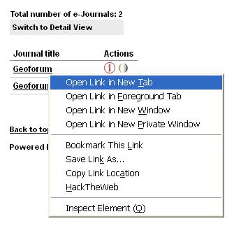 3.5 Adding journals and journal articles. The Bookmarklet tool also allows you to bookmark journal articles from most major ejournals.