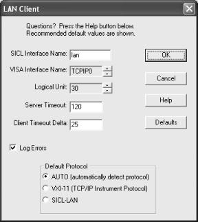 Configuring IO Interfaces 5 Example: Configuring TCP/IP LAN Client (E5810 Gateway) Interface The TCP/IP LAN Client interface system in the following figure consists of a Windows PC with a LAN card,